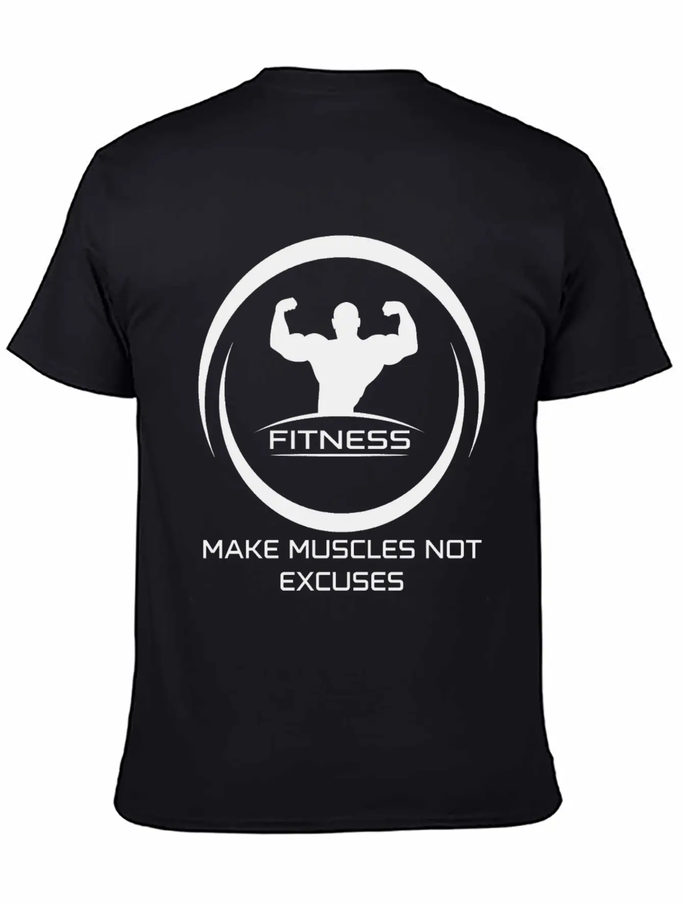 Fitness Motivation Unisex Casual T-Shirt – Clean Design For Daily Comfort