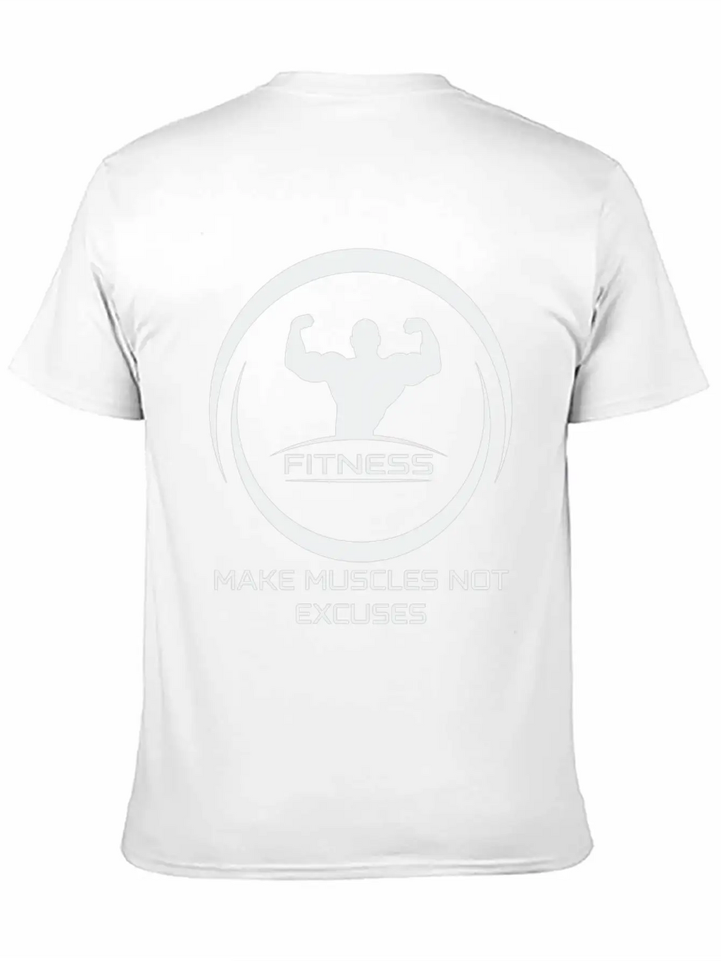 Fitness Motivation Unisex Casual T-Shirt – Clean Design For Daily Comfort