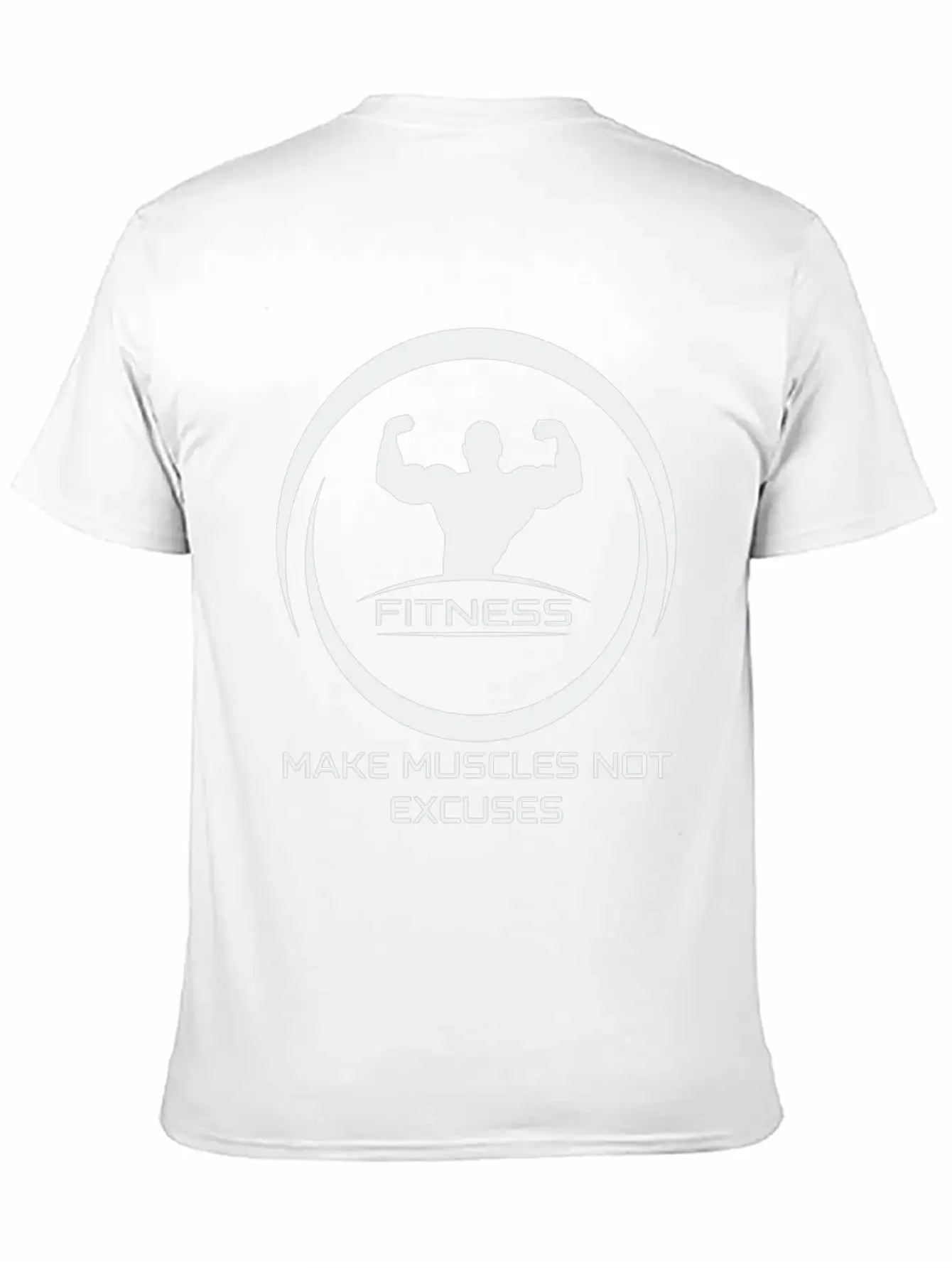 Fitness Motivation Unisex Casual T-Shirt – Clean Design For Daily Comfort