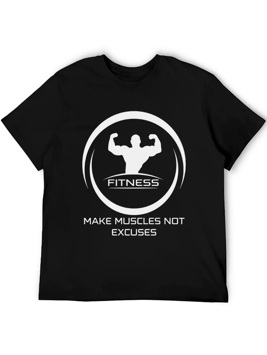 Fitness Motivation Unisex Casual T-Shirt – Clean Design For Daily Comfort