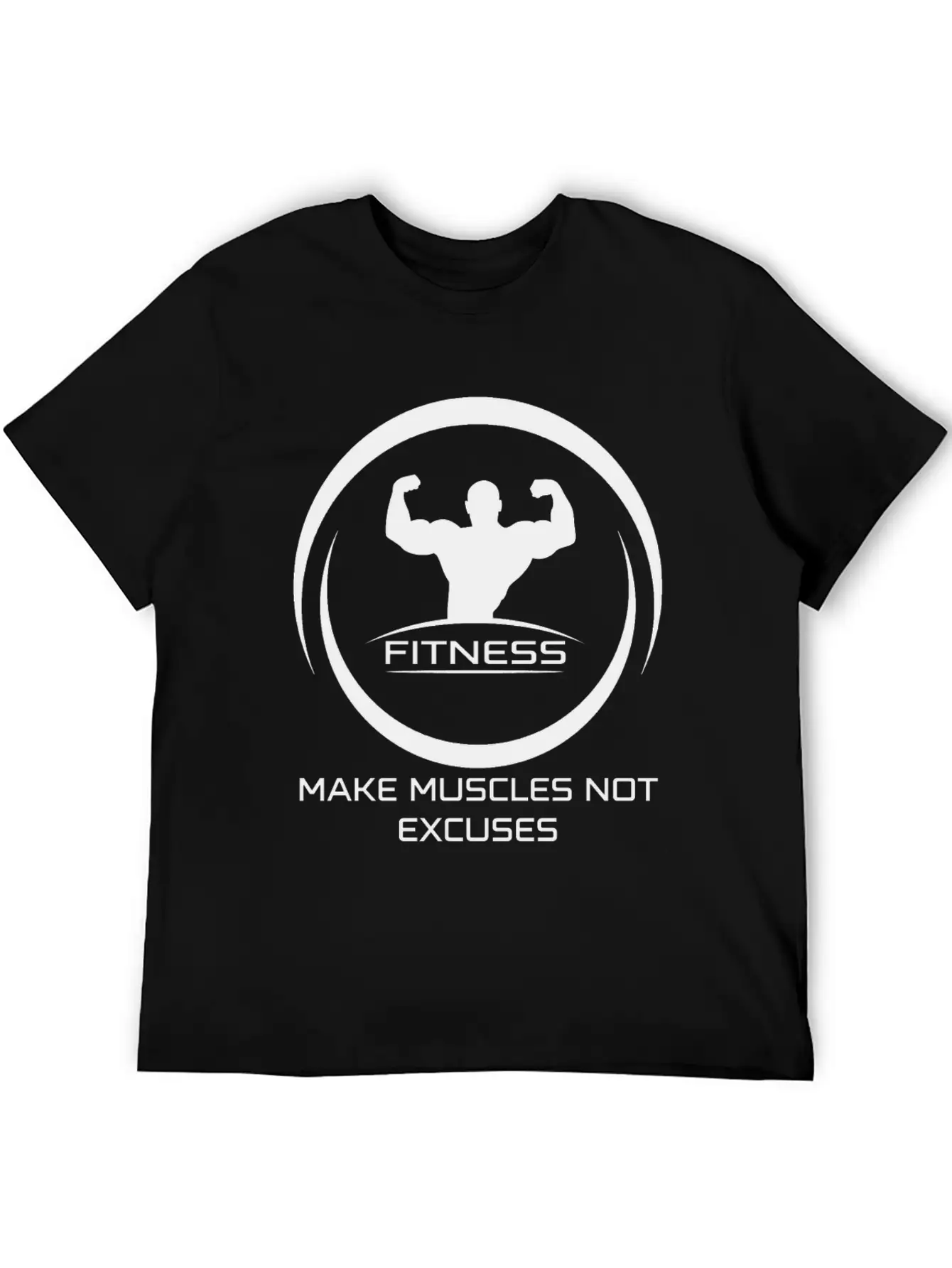 Fitness Motivation Unisex Casual T-Shirt – Clean Design For Daily Comfort