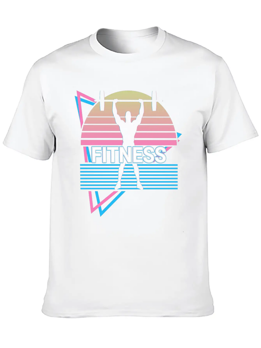 Fitness Retro Gym Sport Stylish Everyday T-Shirt – Unisex Basic Cotton Tee