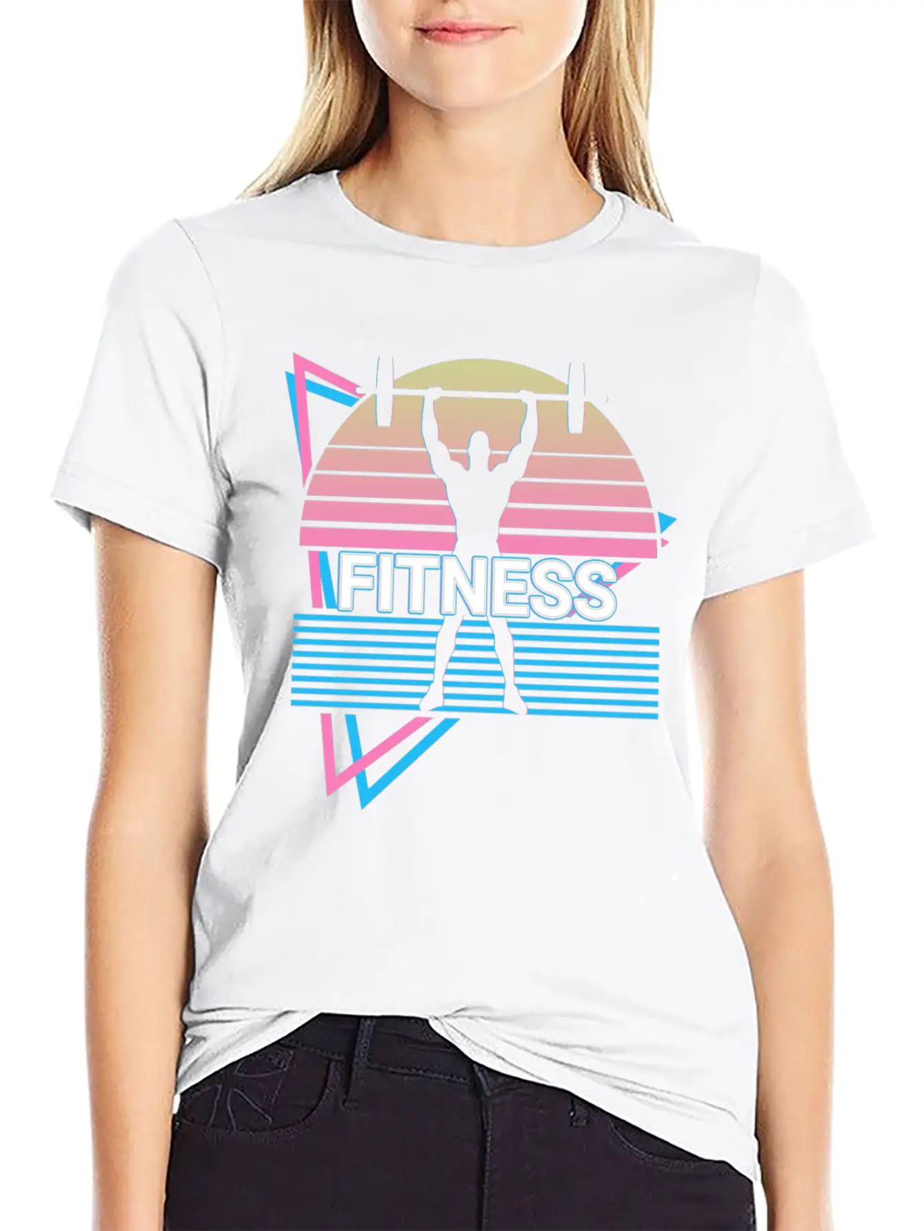 Fitness Retro Gym Sport Stylish Everyday T-Shirt – Unisex Basic Cotton Tee