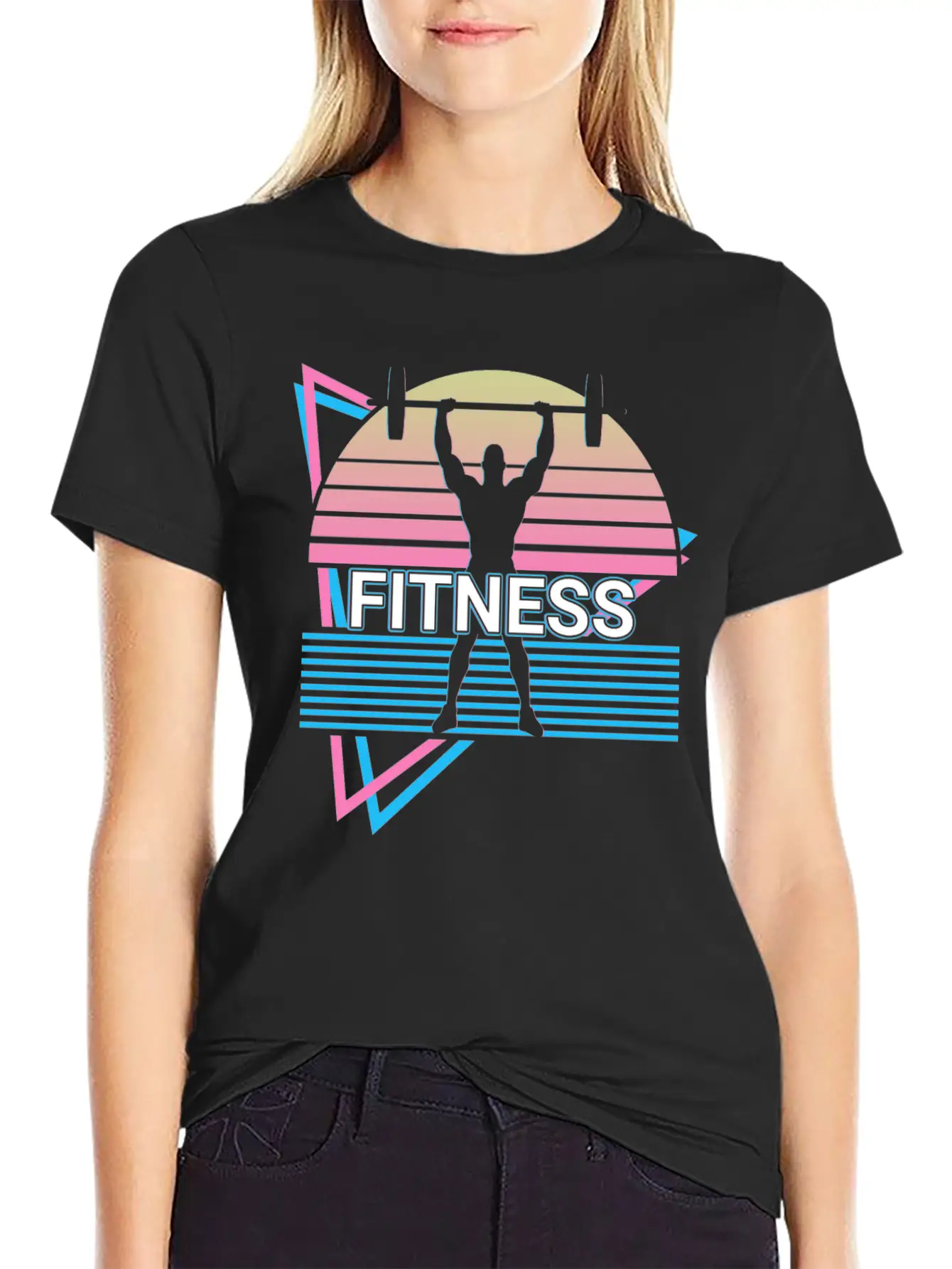 Fitness Retro Gym Sport Stylish Everyday T-Shirt – Unisex Basic Cotton Tee