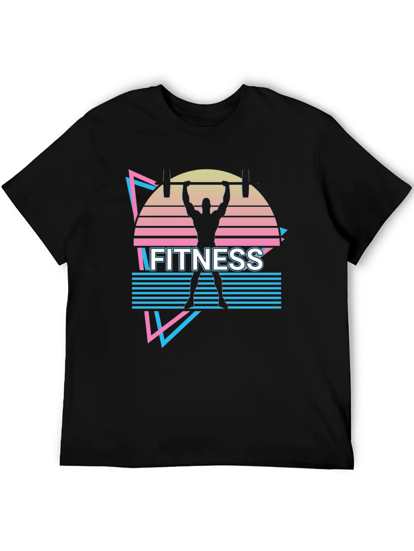 Fitness Retro Gym Sport Stylish Everyday T-Shirt – Unisex Basic Cotton Tee
