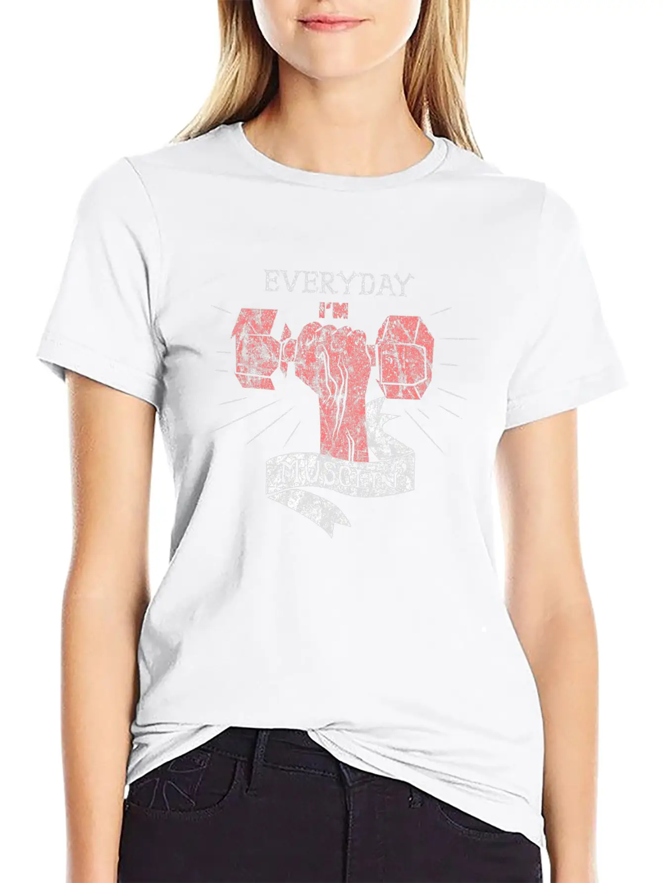 Fitness Saying Unisex Casual T-Shirt – Clean Design For Daily Comfort