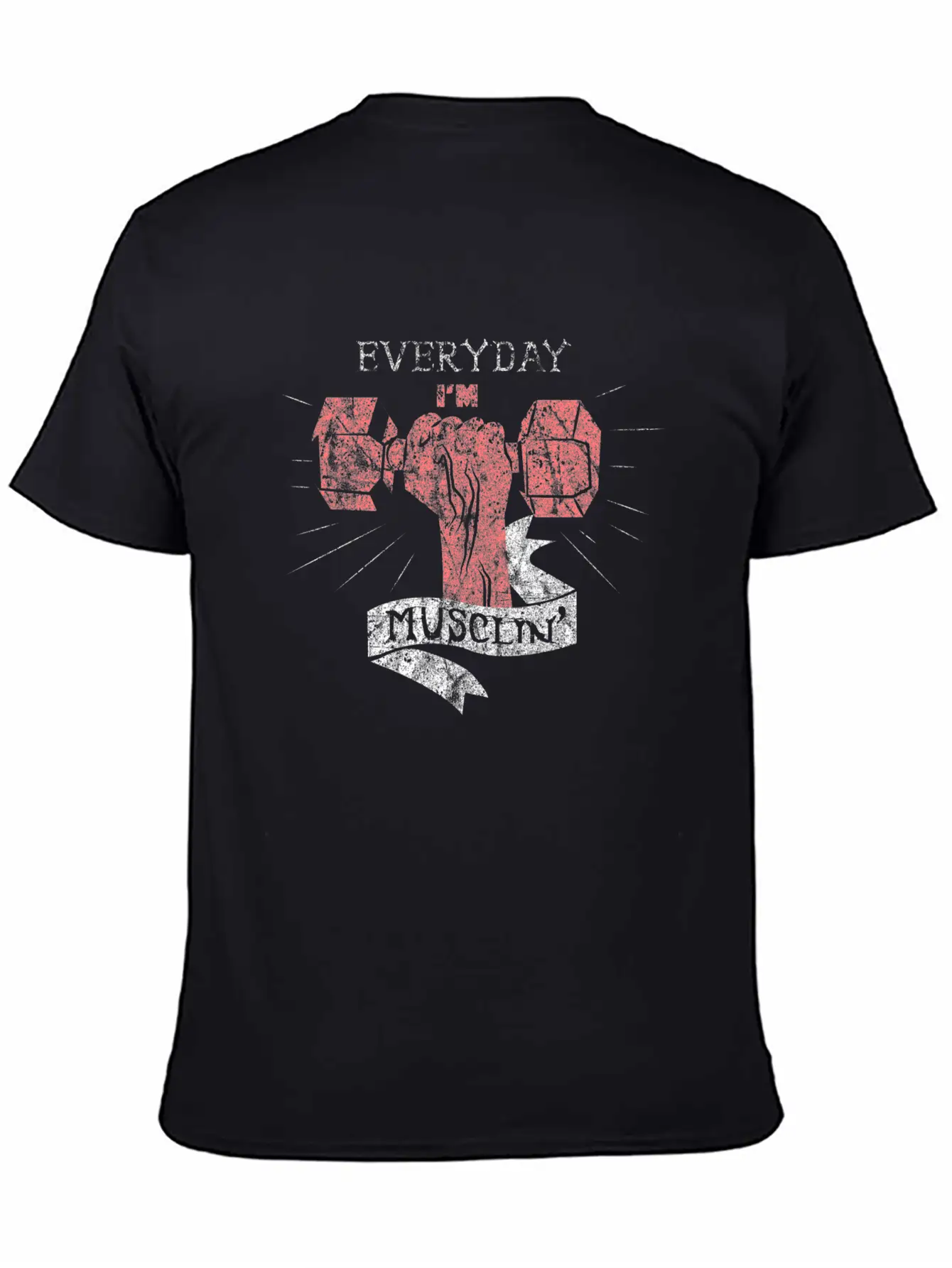 Fitness Saying Unisex Casual T-Shirt – Clean Design For Daily Comfort