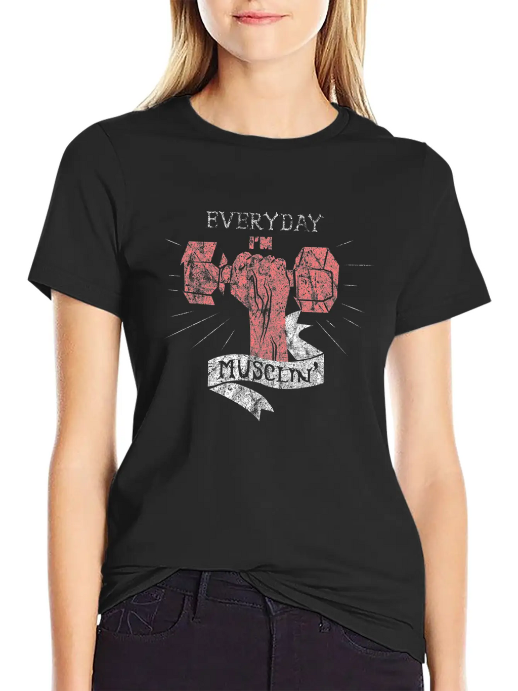Fitness Saying Unisex Casual T-Shirt – Clean Design For Daily Comfort