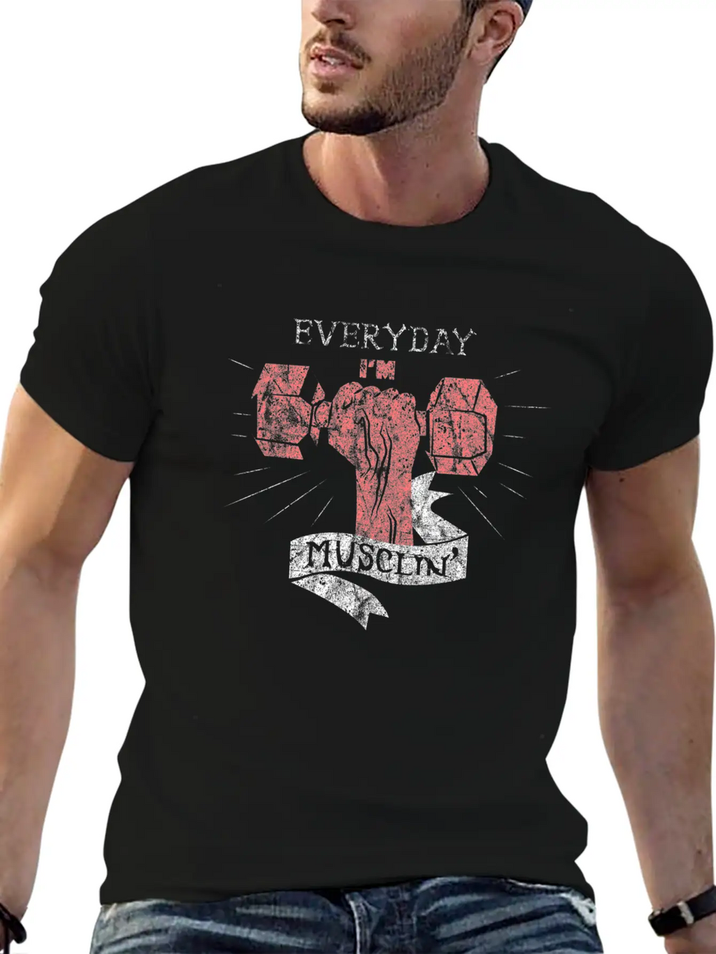 Fitness Saying Unisex Casual T-Shirt – Clean Design For Daily Comfort