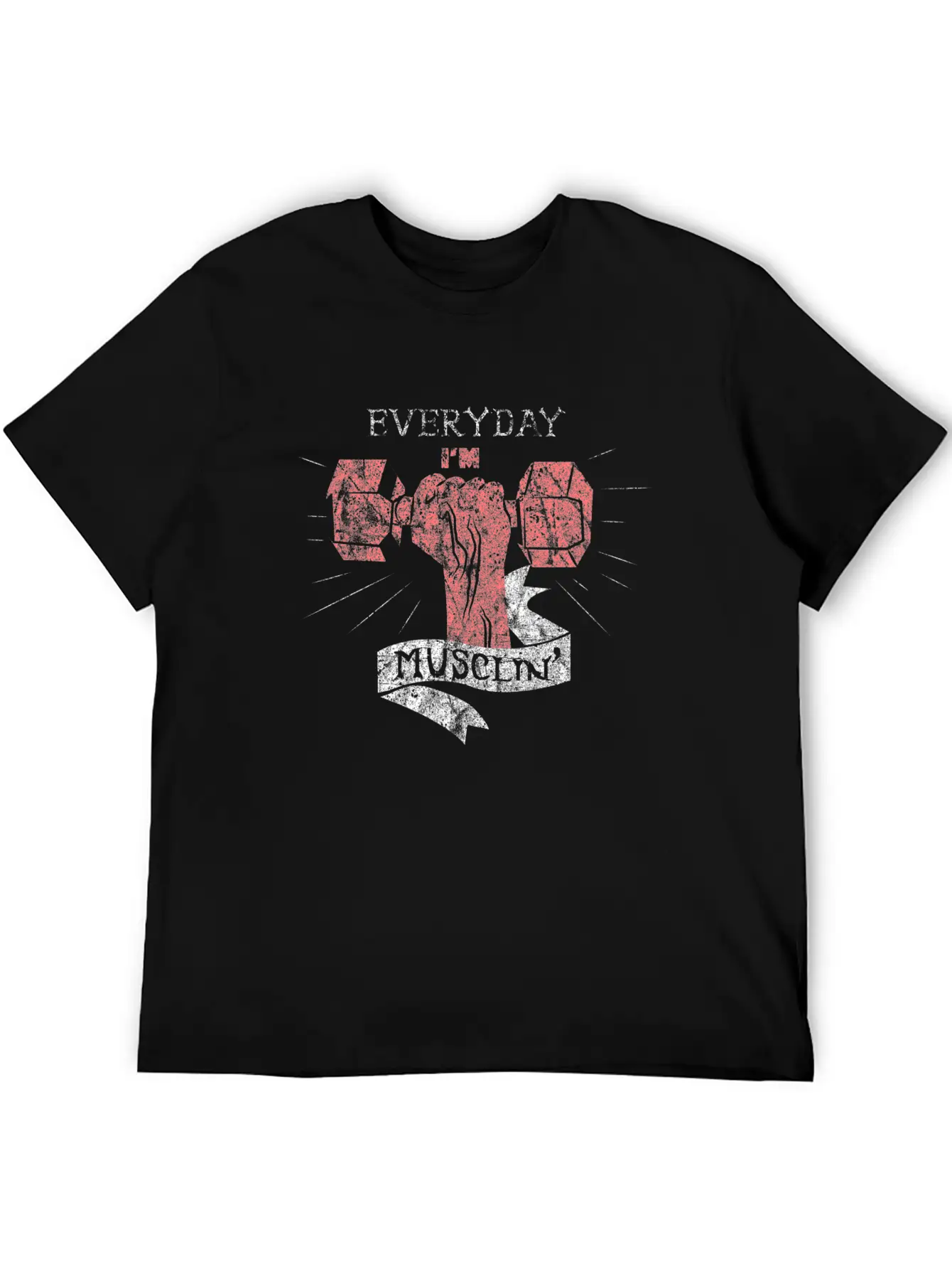 Fitness Saying Unisex Casual T-Shirt – Clean Design For Daily Comfort