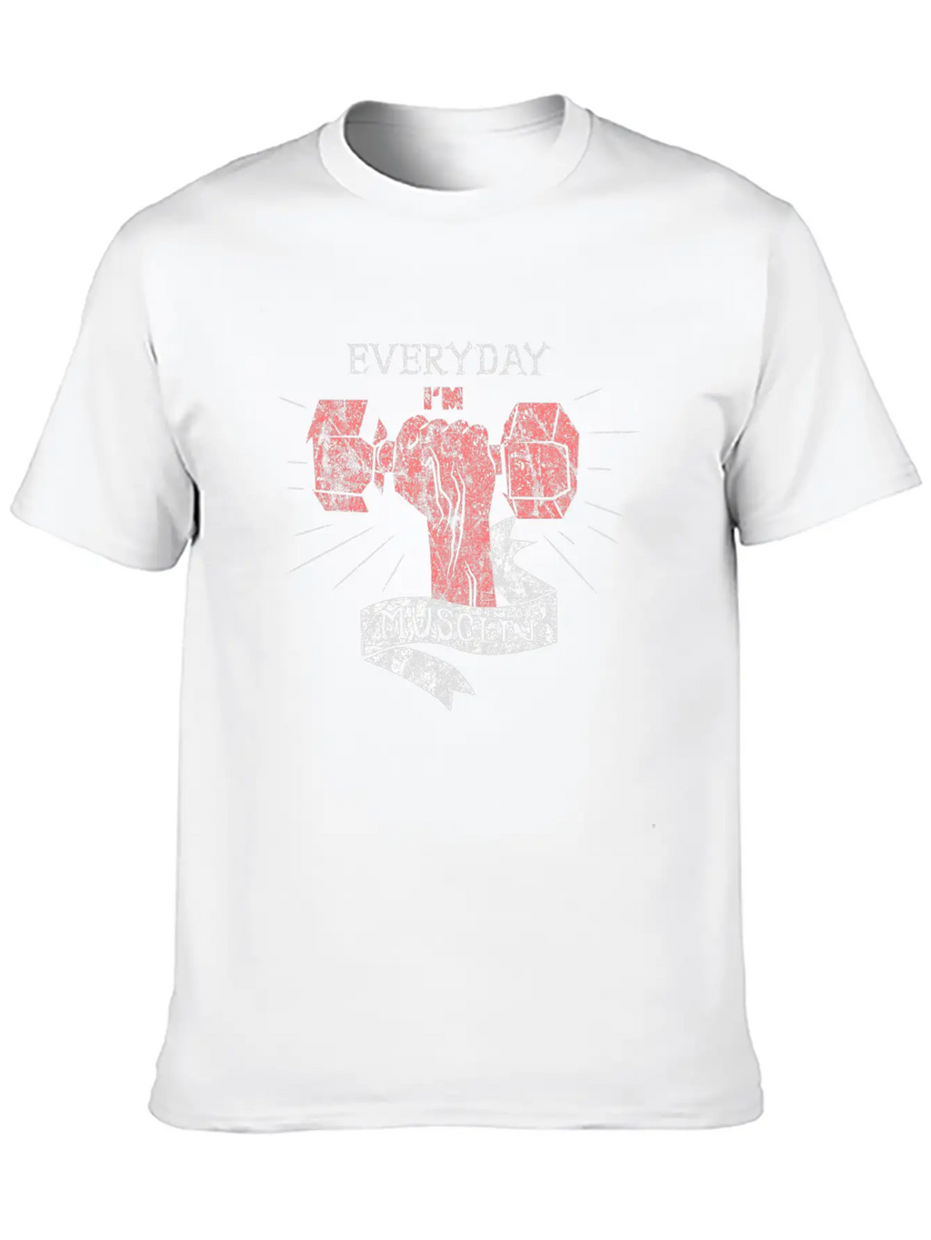 Fitness Saying Unisex Casual T-Shirt – Clean Design For Daily Comfort