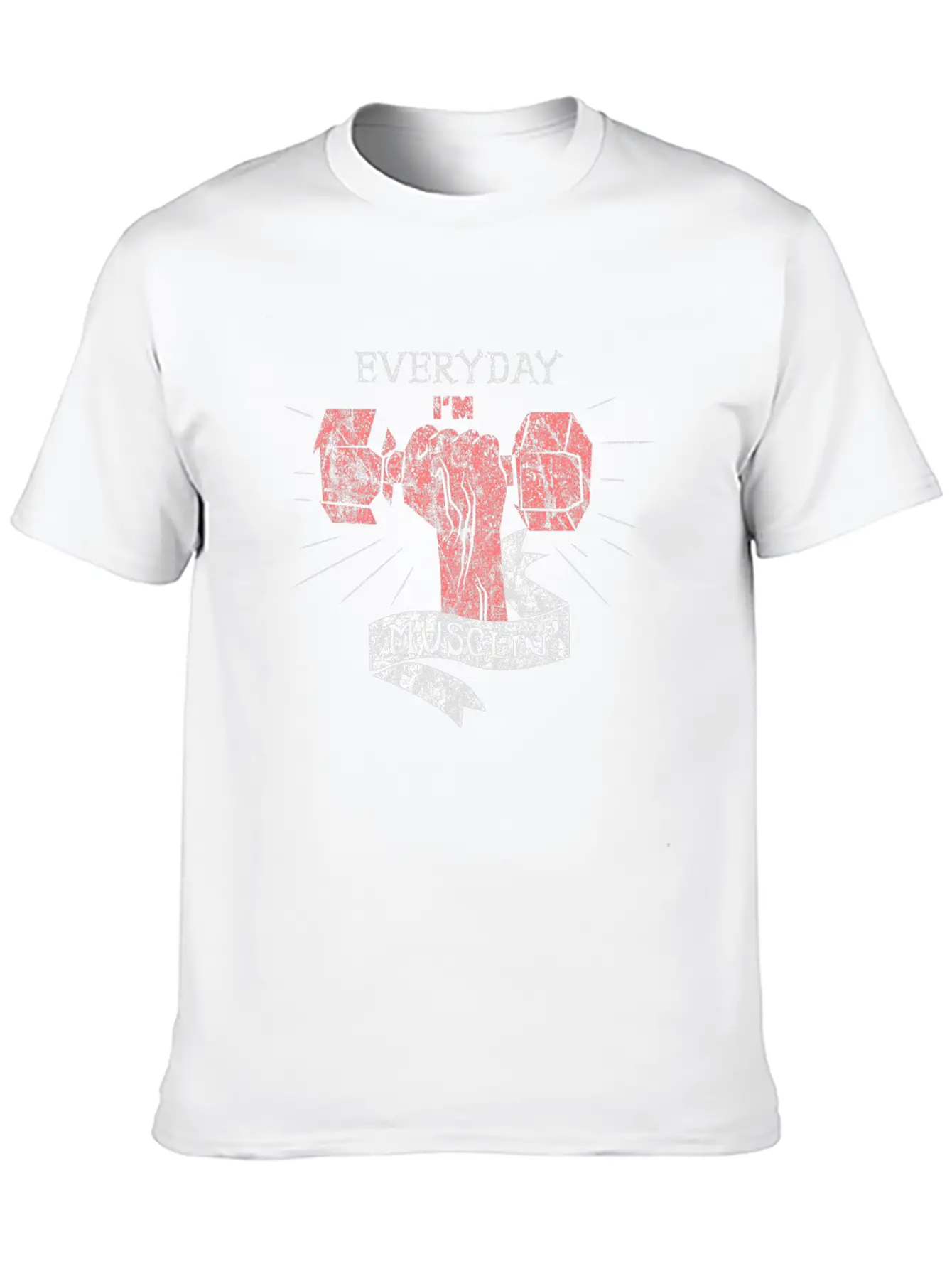 Fitness Saying Unisex Casual T-Shirt – Clean Design For Daily Comfort