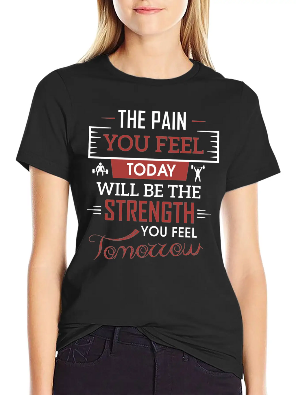 Fitness The Pain You Feel Breathable Soft Cotton T-Shirt – Timeless Casual Look