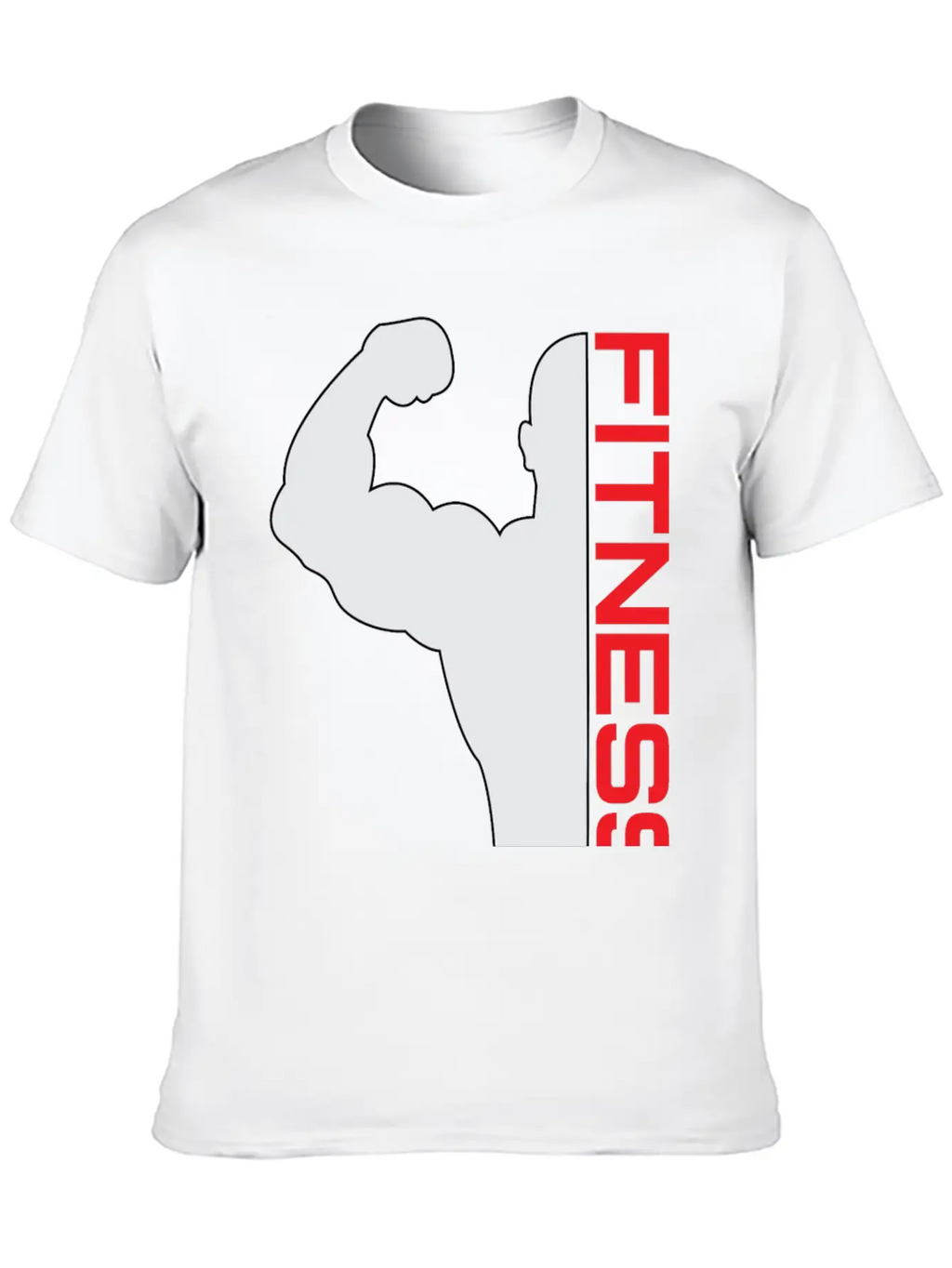Fitness Unisex Casual T-Shirt – Clean Design For Daily Comfort