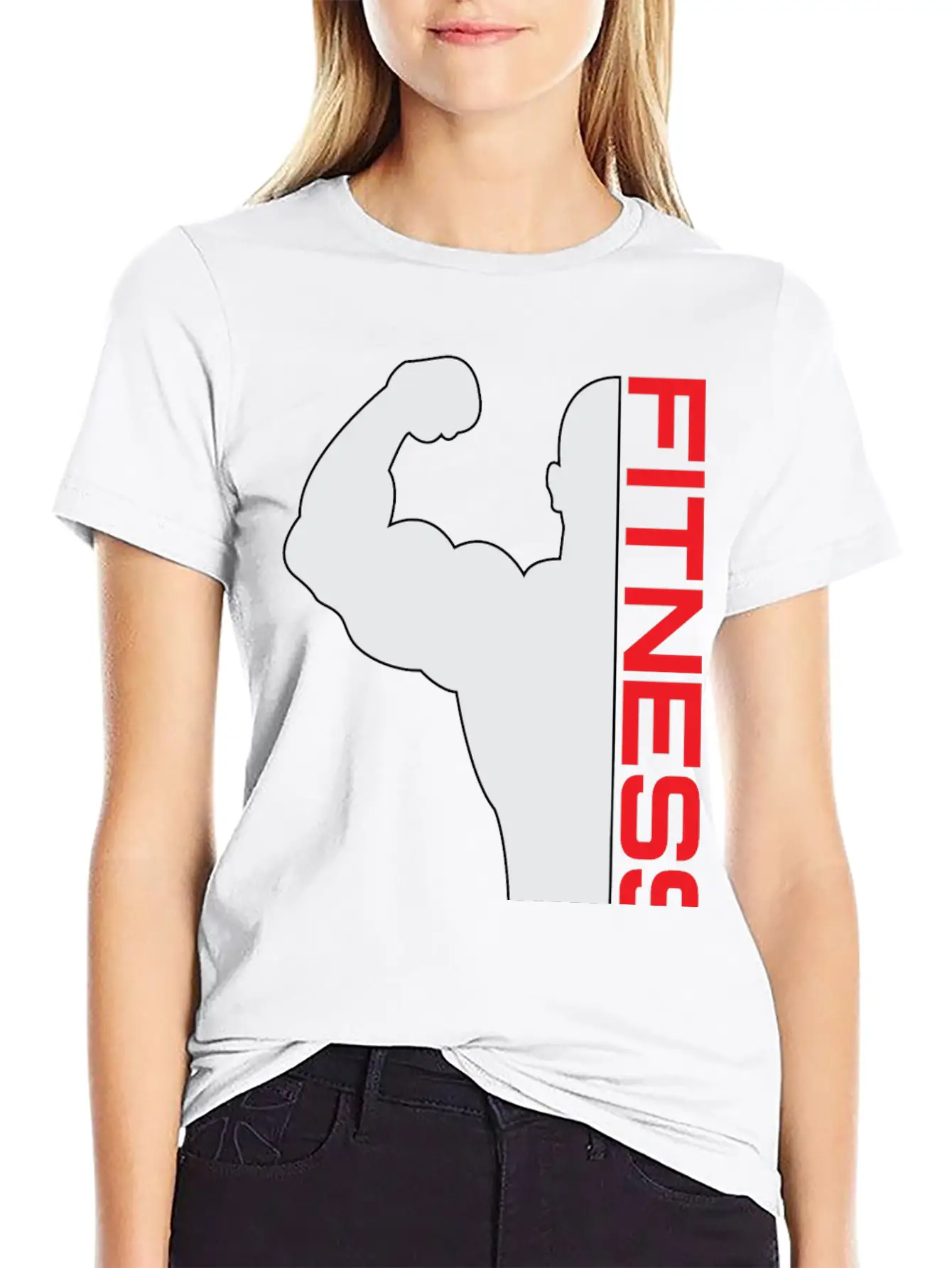Fitness Unisex Casual T-Shirt – Clean Design For Daily Comfort