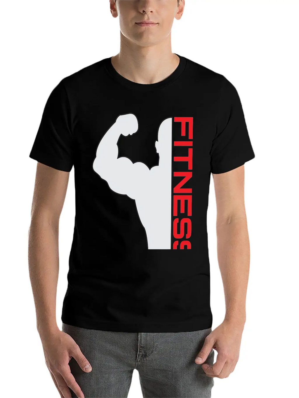 Fitness Unisex Casual T-Shirt – Clean Design For Daily Comfort