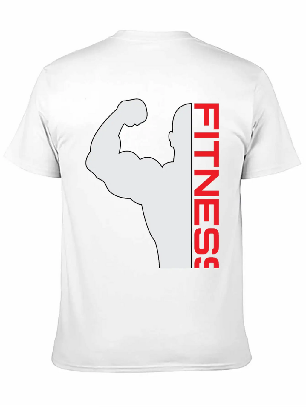 Fitness Unisex Casual T-Shirt – Clean Design For Daily Comfort