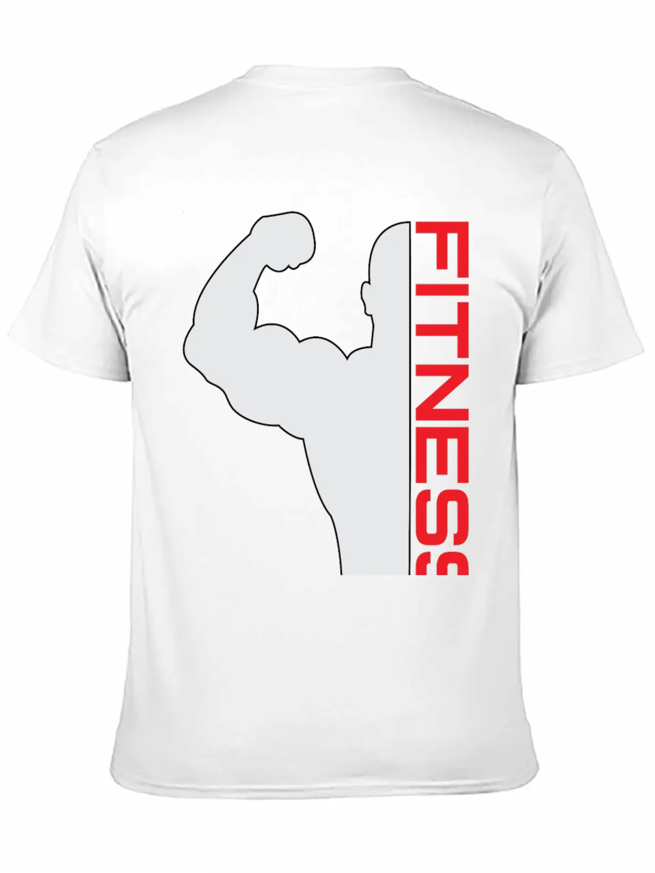 Fitness Unisex Casual T-Shirt – Clean Design For Daily Comfort