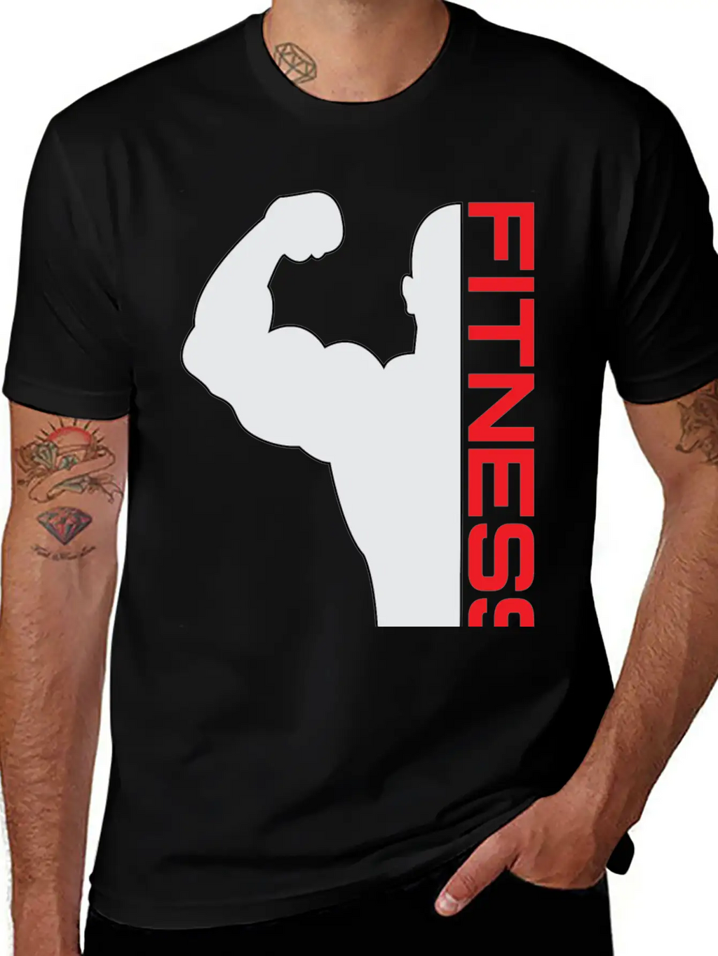 Fitness Unisex Casual T-Shirt – Clean Design For Daily Comfort