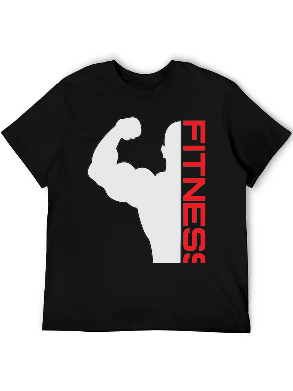 Fitness Unisex Casual T-Shirt – Clean Design For Daily Comfort