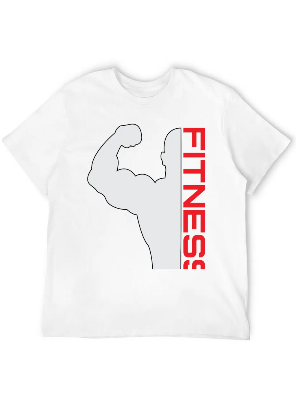 Fitness Unisex Casual T-Shirt – Clean Design For Daily Comfort