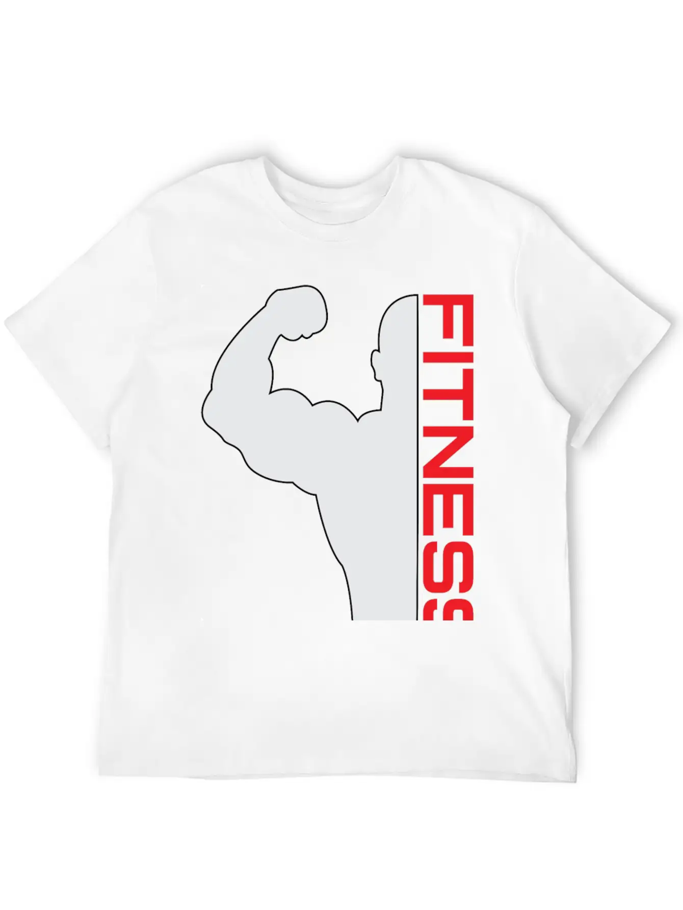 Fitness Unisex Casual T-Shirt – Clean Design For Daily Comfort