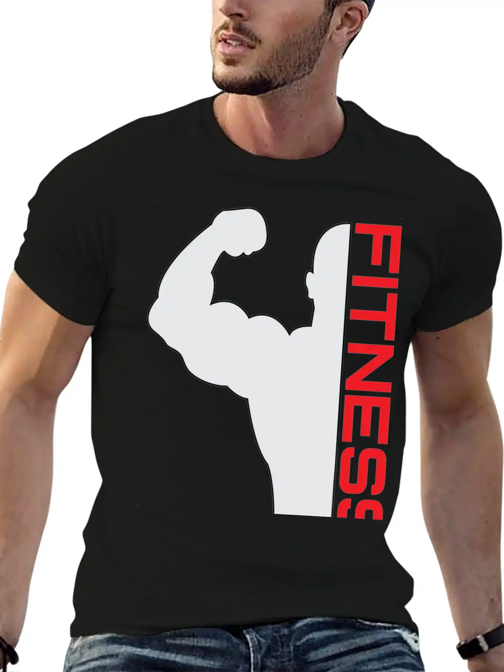Fitness Unisex Casual T-Shirt – Clean Design For Daily Comfort
