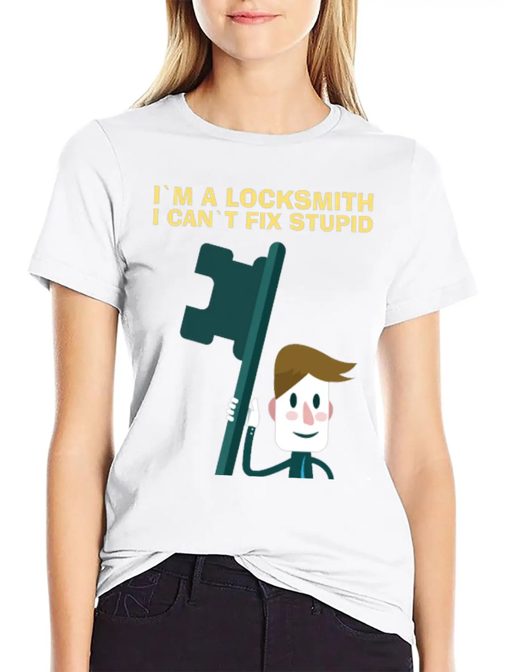 Fix Stupid Locksmith Lock Picking Pick Picker Key Unisex Short Sleeve Soft Cotton T-Shirt – Casual Everyday Wear