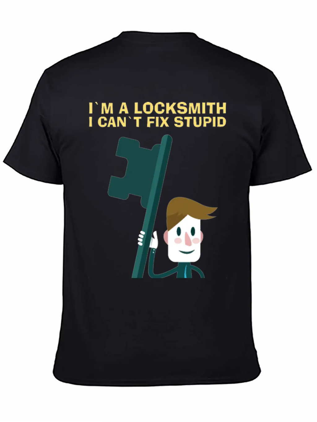 Fix Stupid Locksmith Lock Picking Pick Picker Key Unisex Short Sleeve Soft Cotton T-Shirt – Casual Everyday Wear
