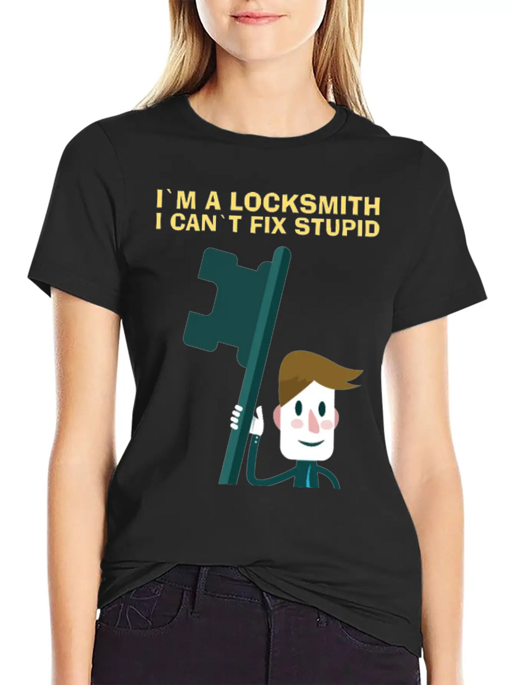 Fix Stupid Locksmith Lock Picking Pick Picker Key Unisex Short Sleeve Soft Cotton T-Shirt – Casual Everyday Wear