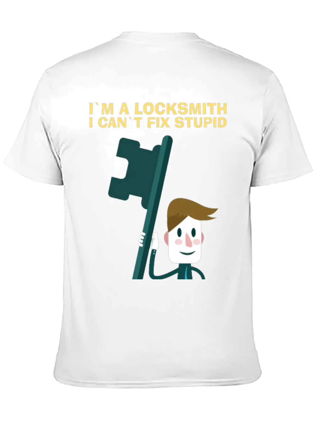Fix Stupid Locksmith Lock Picking Pick Picker Key Unisex Short Sleeve Soft Cotton T-Shirt – Casual Everyday Wear