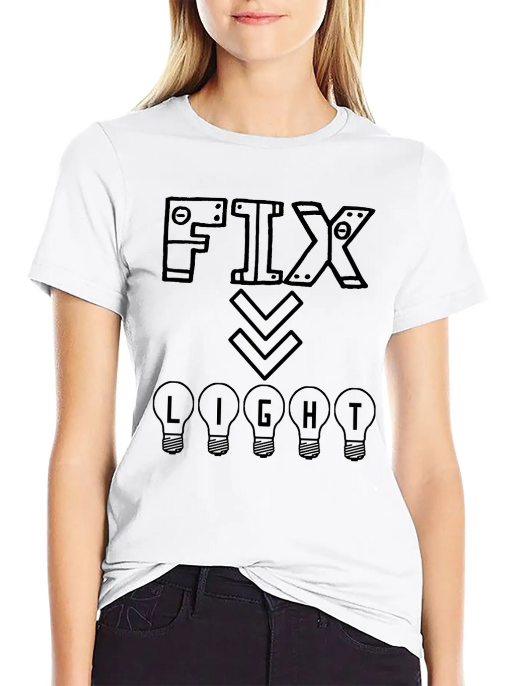 Fix Your Lights Will Guide Your Home Unisex Casual T-Shirt – Clean Design For Daily Comfort