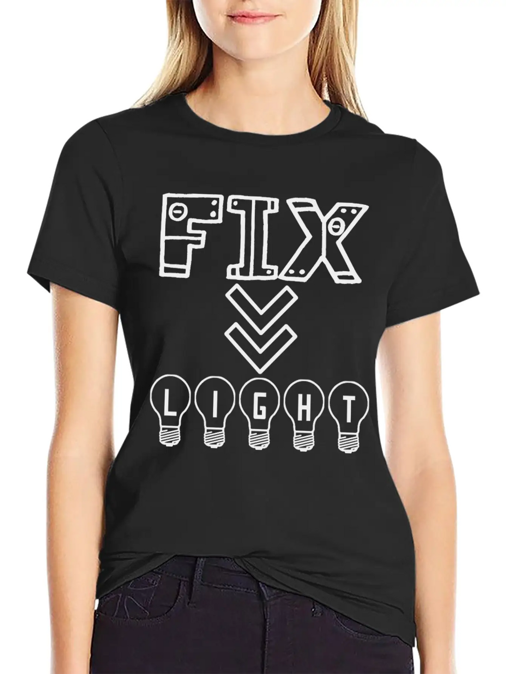 Fix Your Lights Will Guide Your Home Unisex Casual T-Shirt – Clean Design For Daily Comfort