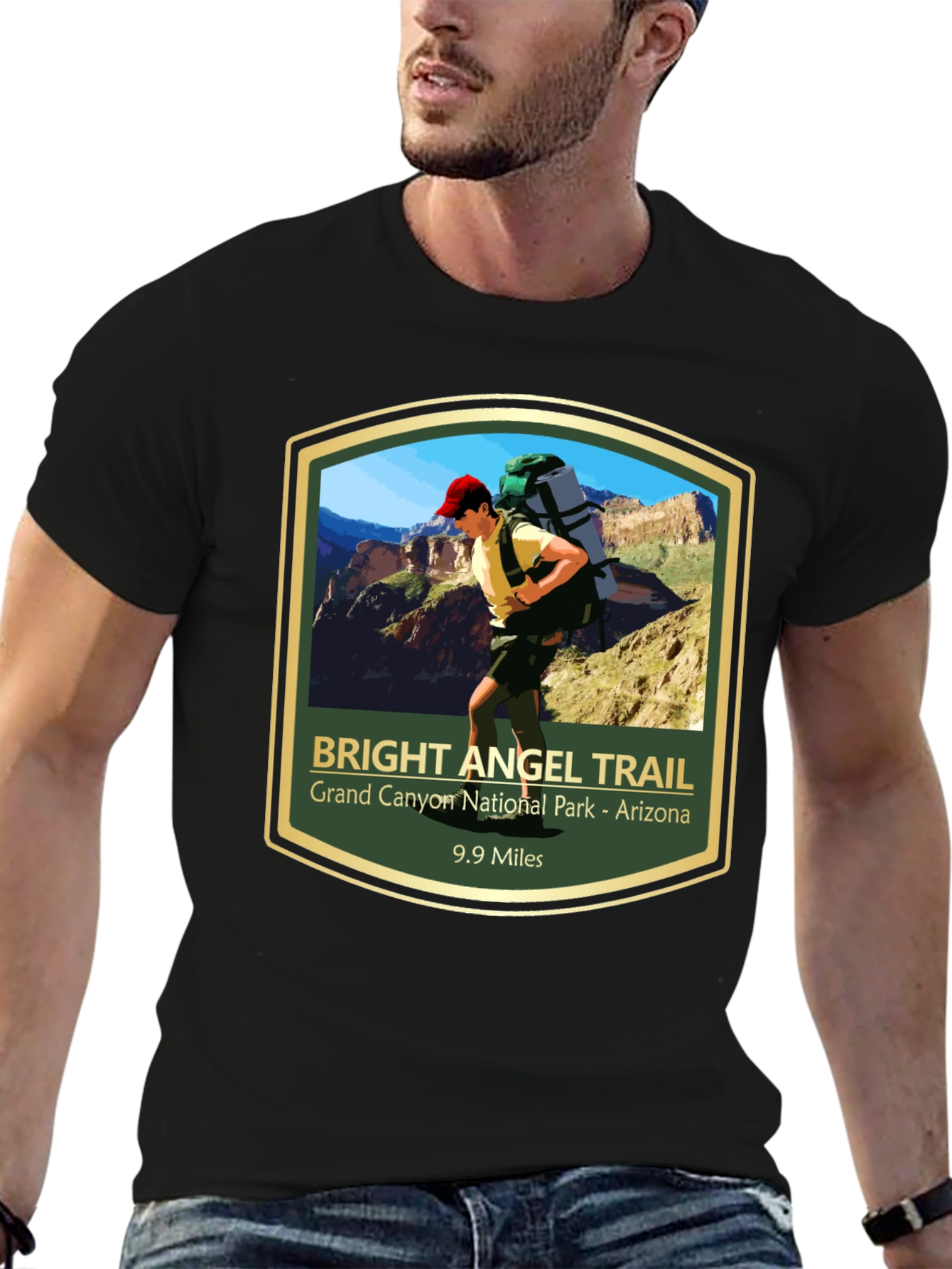 Bright Angel Trail T-Shirt - Grand Canyon Hike
