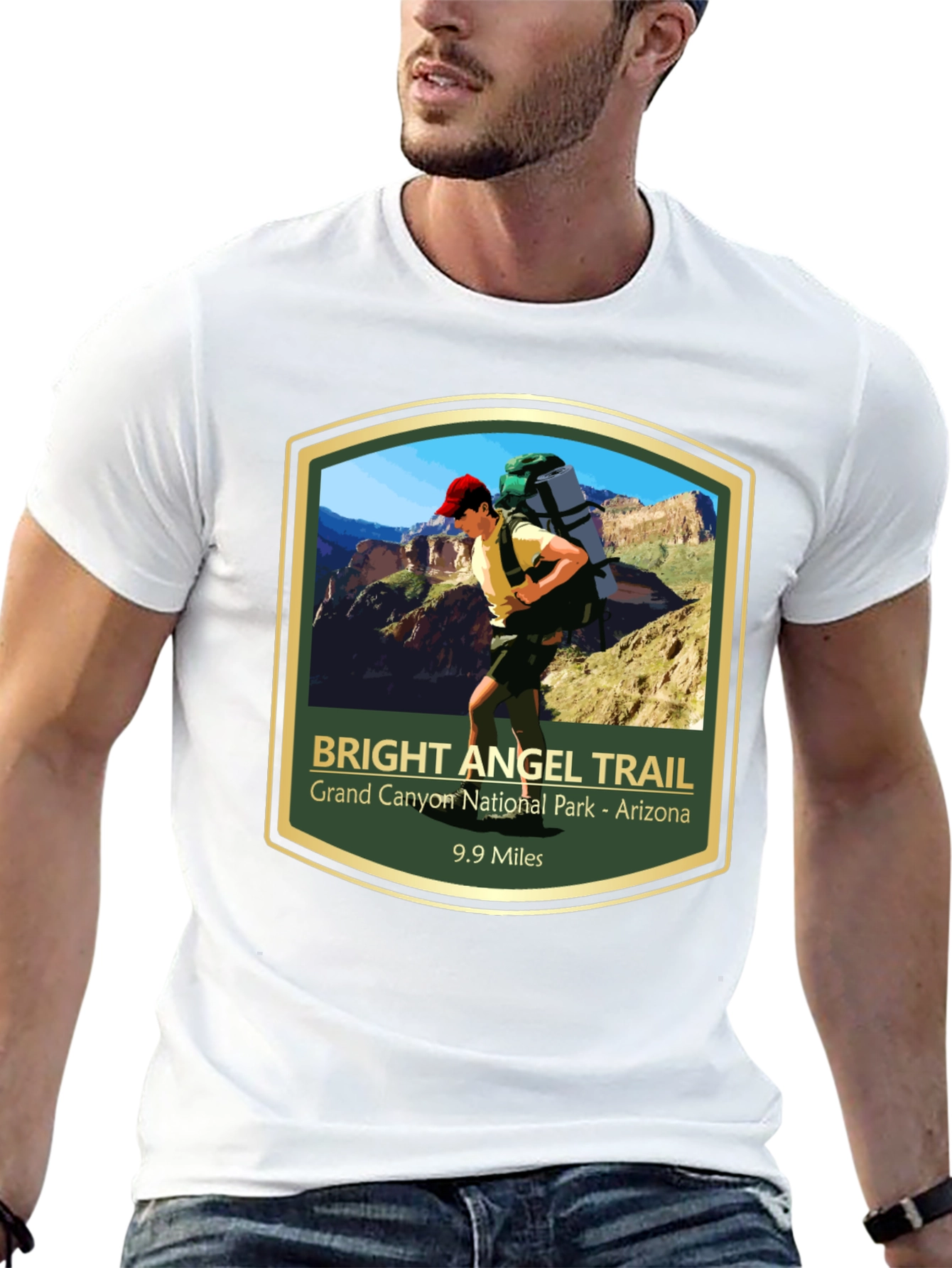 Bright Angel Trail T-Shirt - Grand Canyon Hike