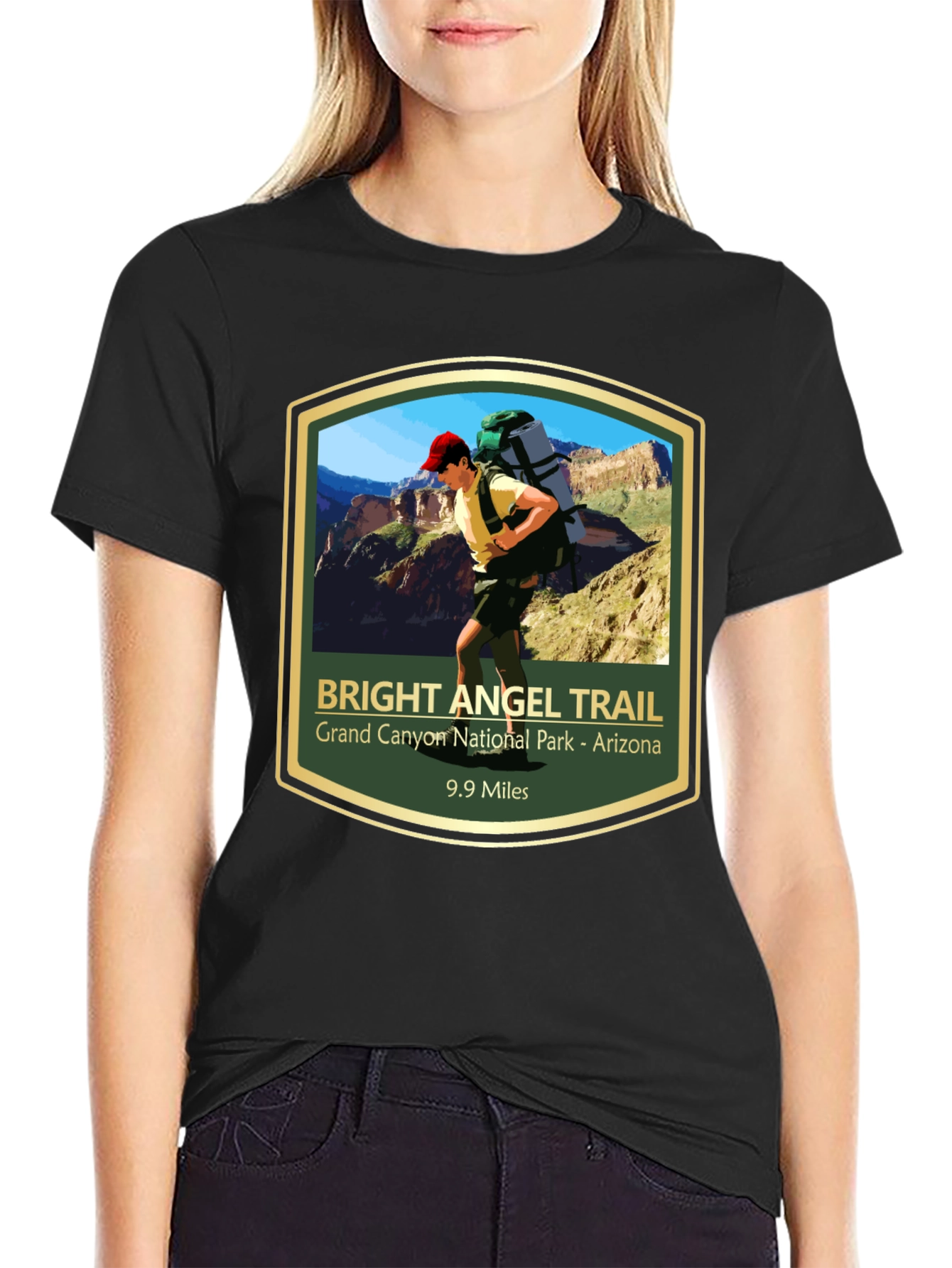 Bright Angel Trail T-Shirt - Grand Canyon Hike