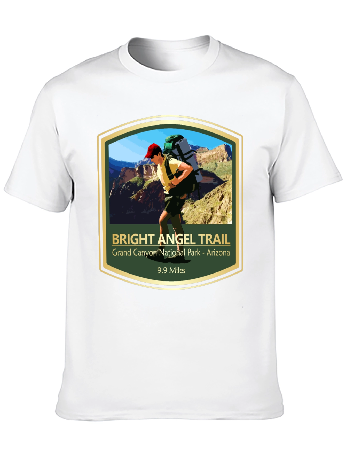 Bright Angel Trail T-Shirt - Grand Canyon Hike