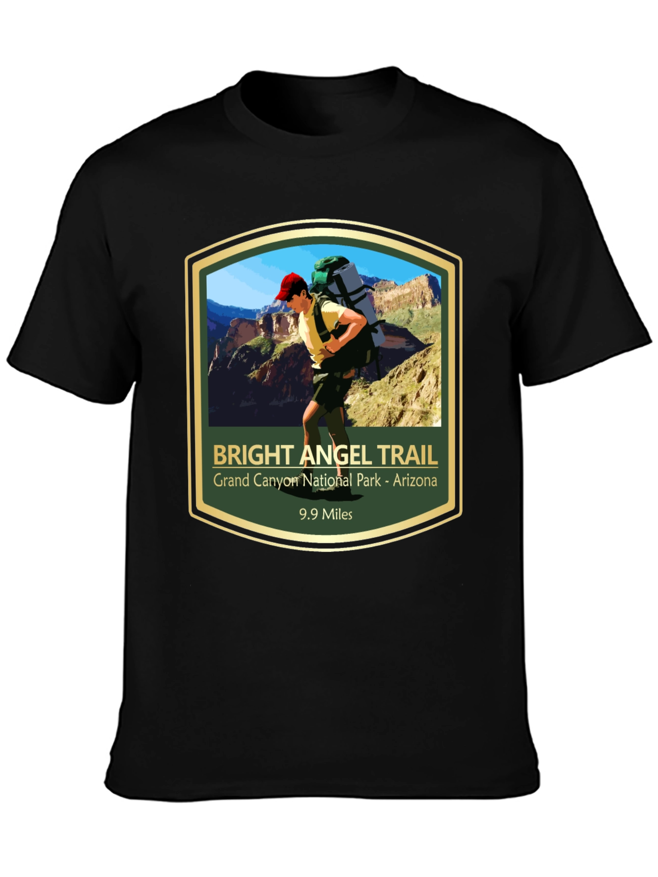 Bright Angel Trail T-Shirt - Grand Canyon Hike