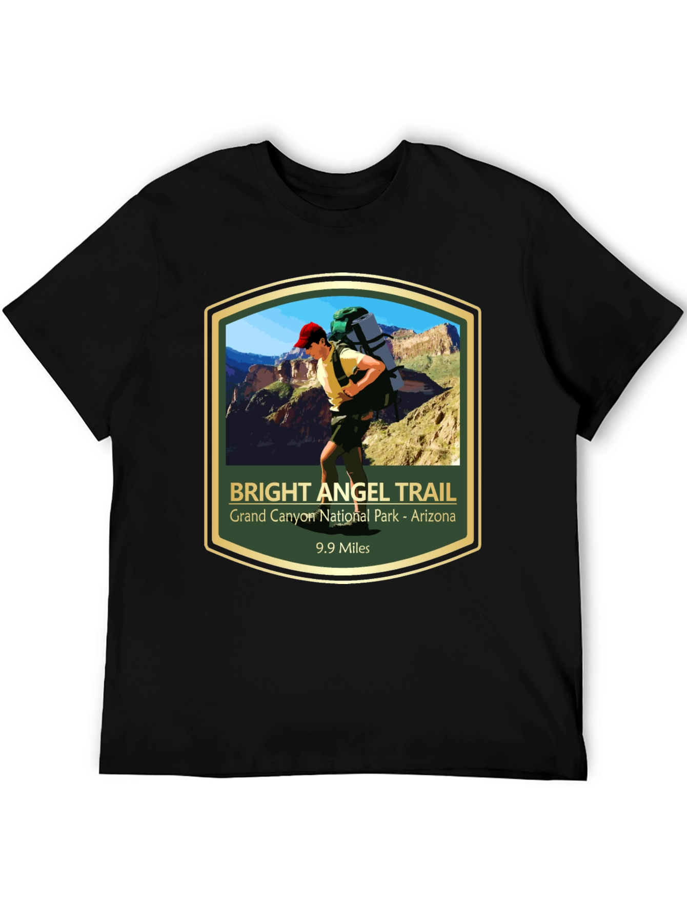 Bright Angel Trail T-Shirt - Grand Canyon Hike