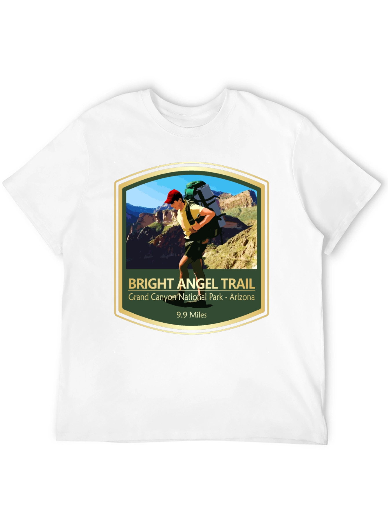 Bright Angel Trail T-Shirt - Grand Canyon Hike