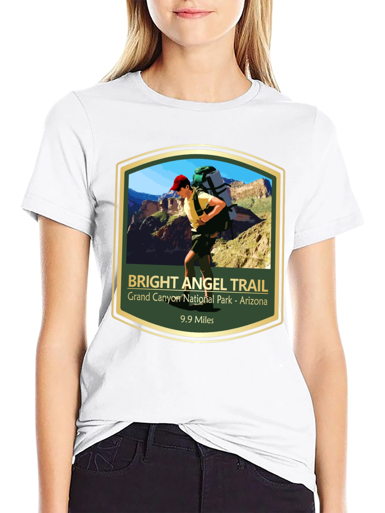 Bright Angel Trail T-Shirt - Grand Canyon Hike