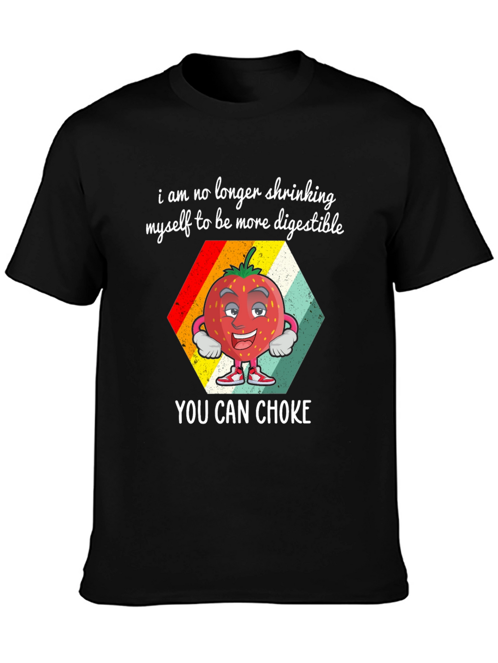 Digestible Strawberry Graphic T-Shirt