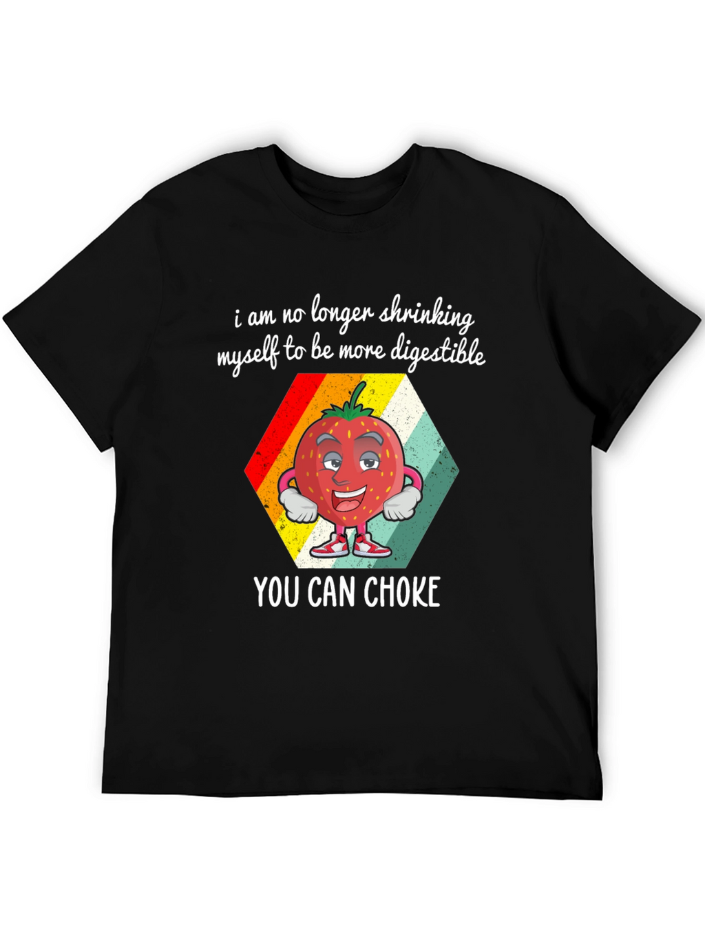 Digestible Strawberry Graphic T-Shirt