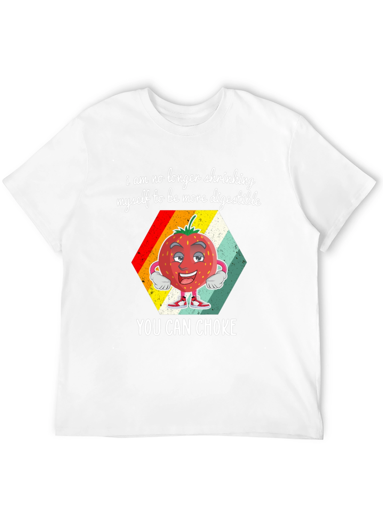 Digestible Strawberry Graphic T-Shirt
