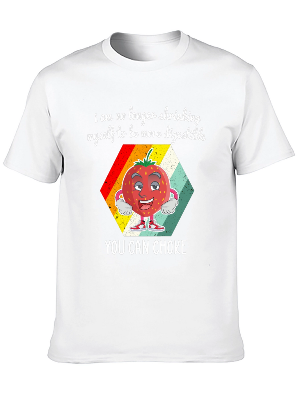 Digestible Strawberry Graphic T-Shirt