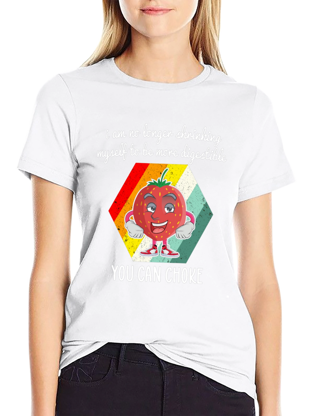 Digestible Strawberry Graphic T-Shirt
