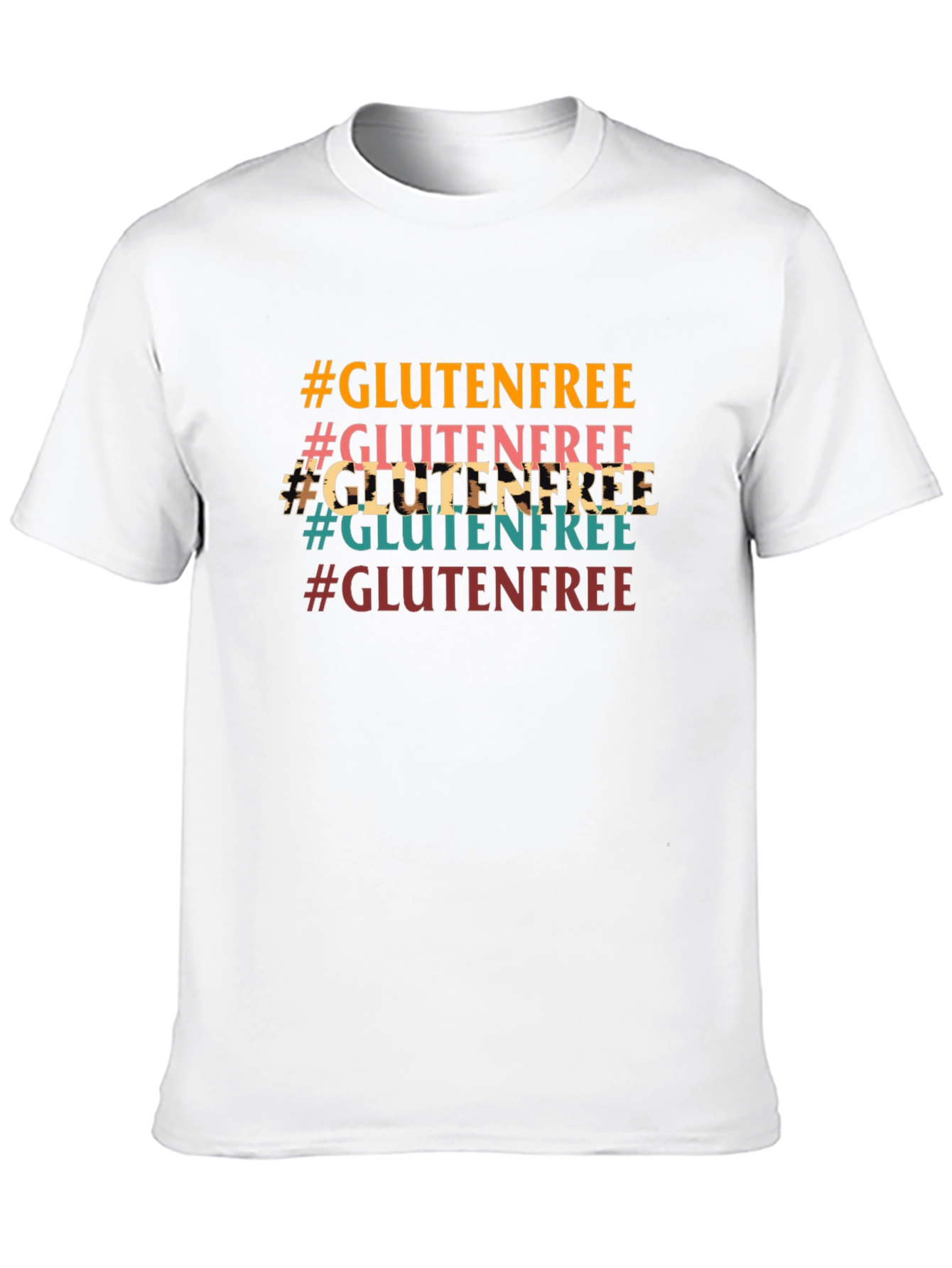 Gluten-Free Hashtag Graphic T-Shirt