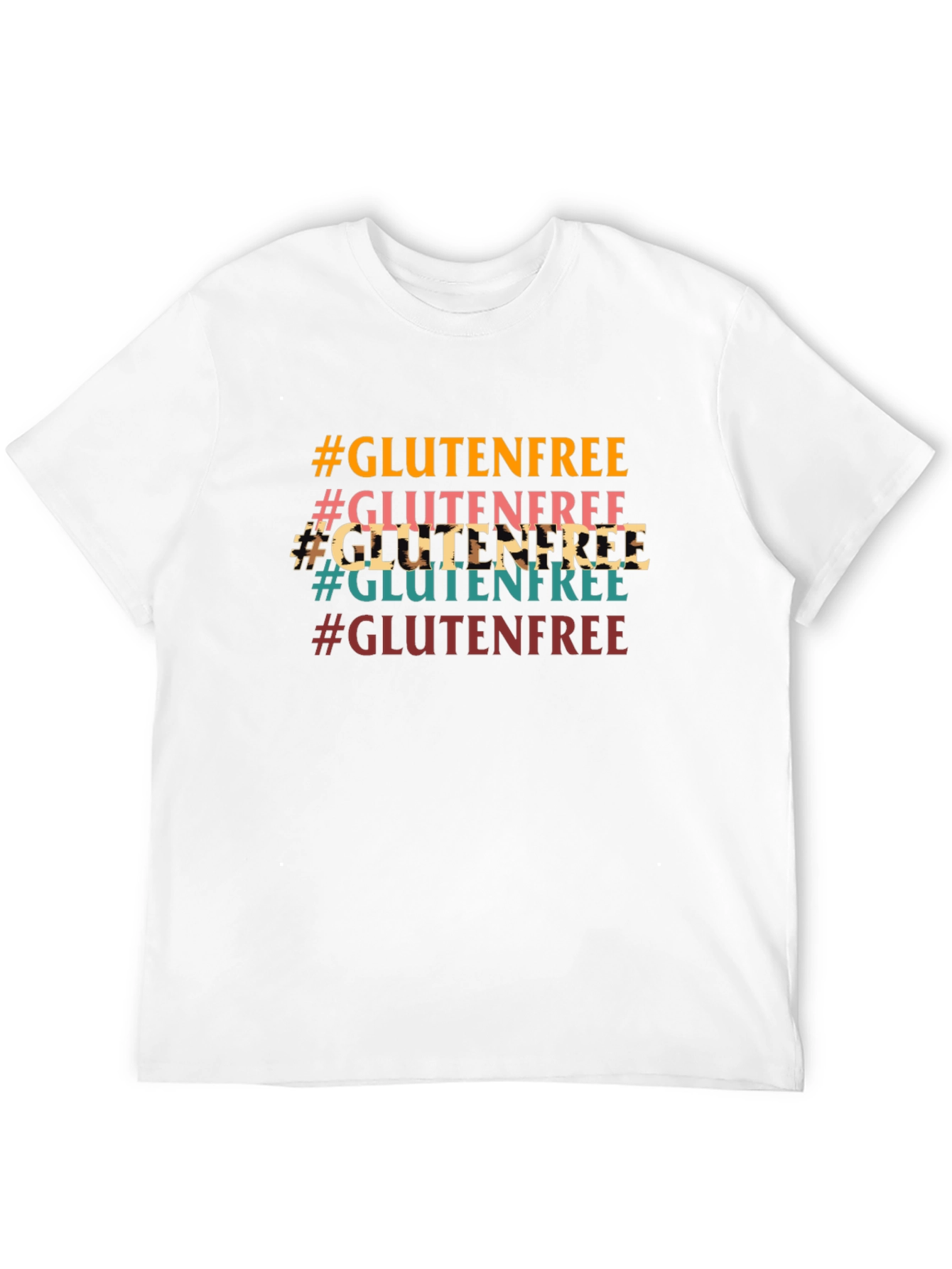 Gluten-Free Hashtag Graphic T-Shirt