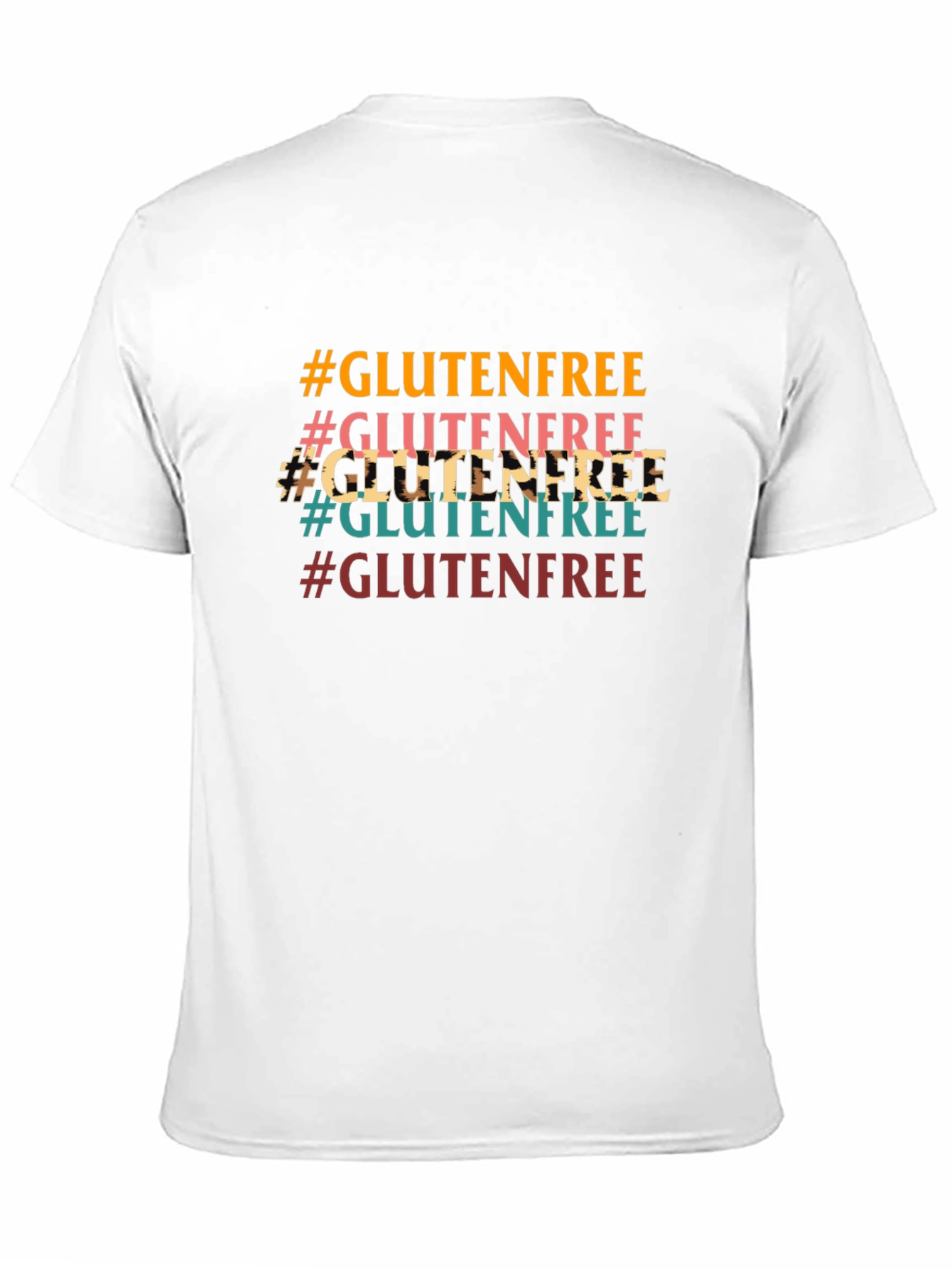 Gluten-Free Hashtag Graphic T-Shirt