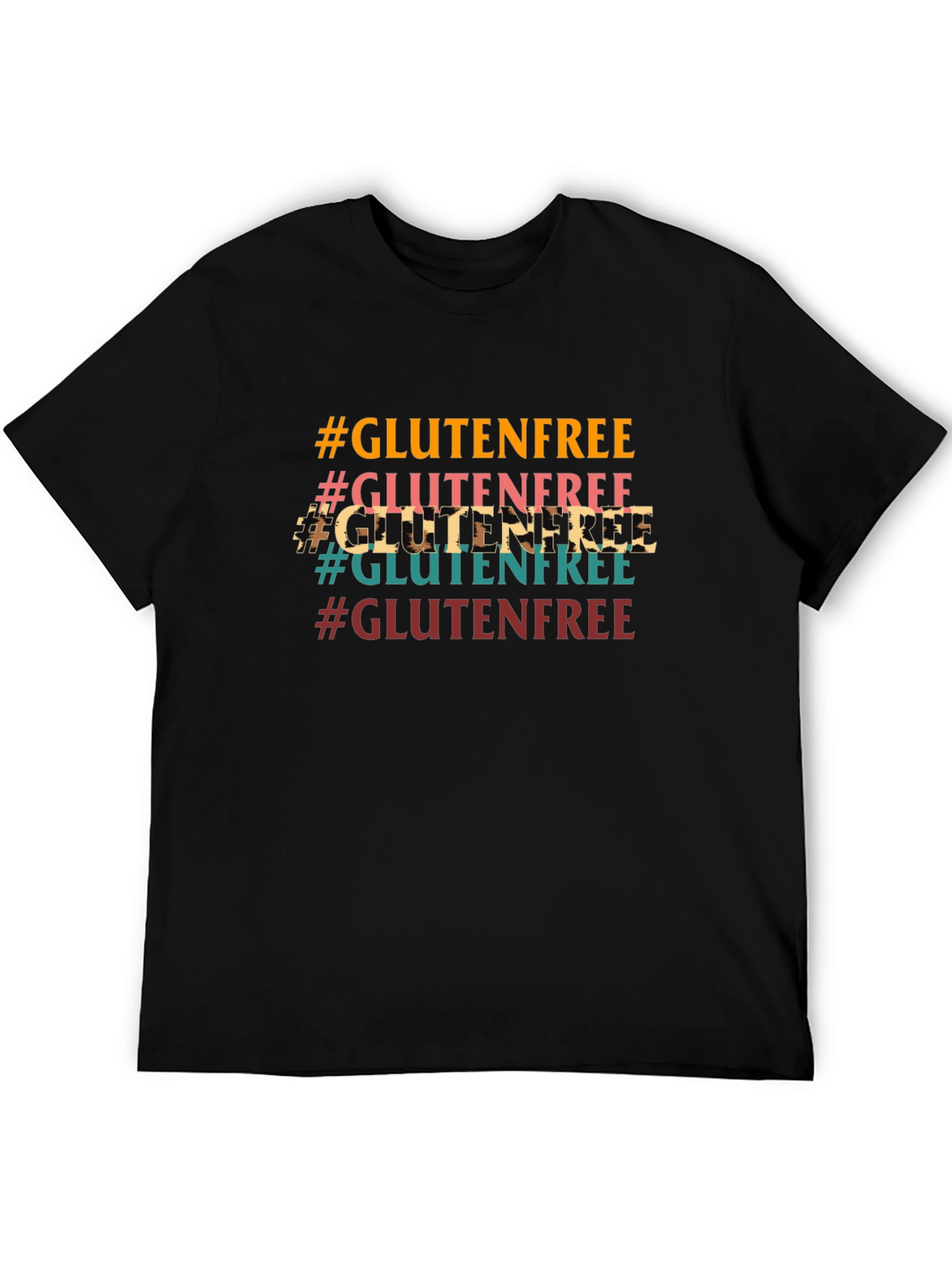 Gluten-Free Hashtag Graphic T-Shirt